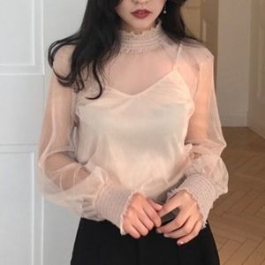 Sheer see through blouse